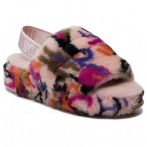 UGG Women's Fluff Yeah Motlee Slides: Multi-Color